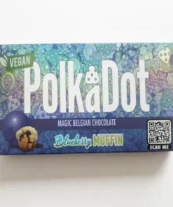 Polkadot Blueberry Muffin Magic Belgian Chocolate