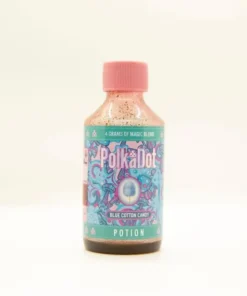 Polkadot Blue Cotton Candy Potion